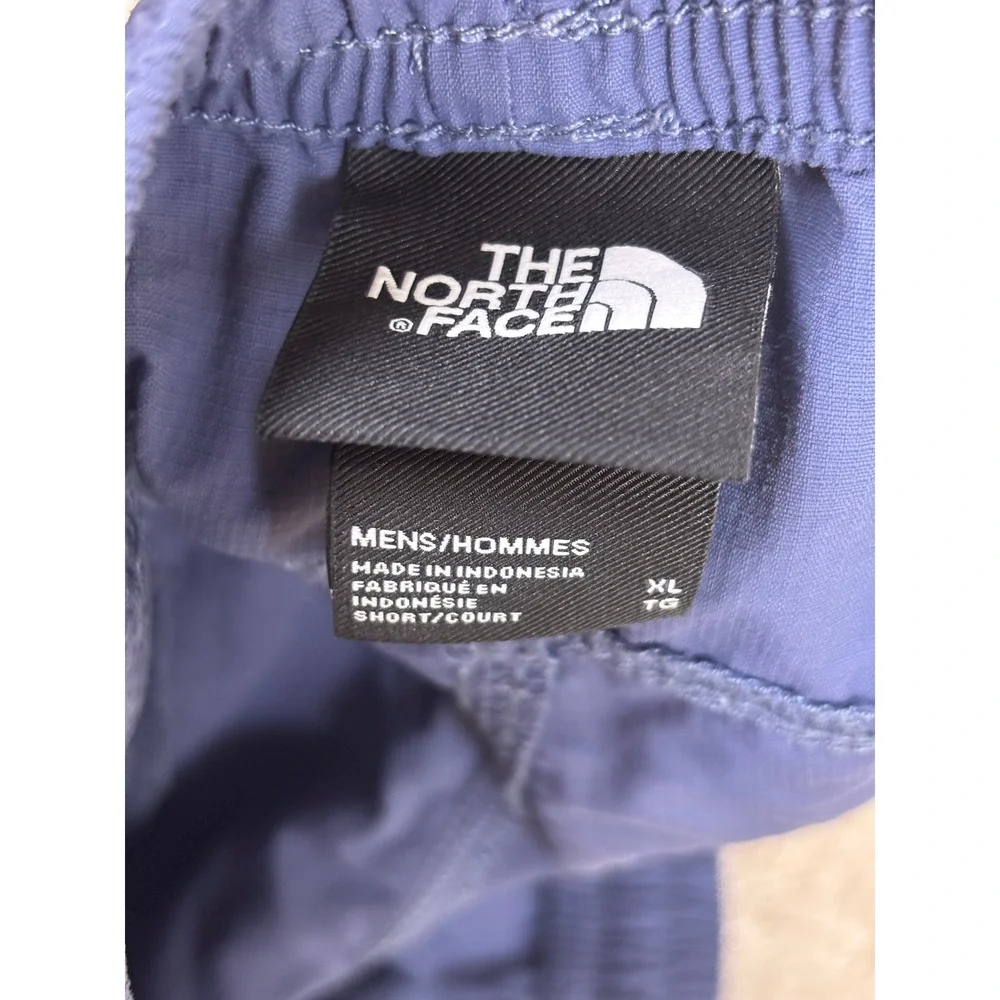 The North Face Mens Class V Belted Shorts Blue XL Nylon Hiking Water Swim